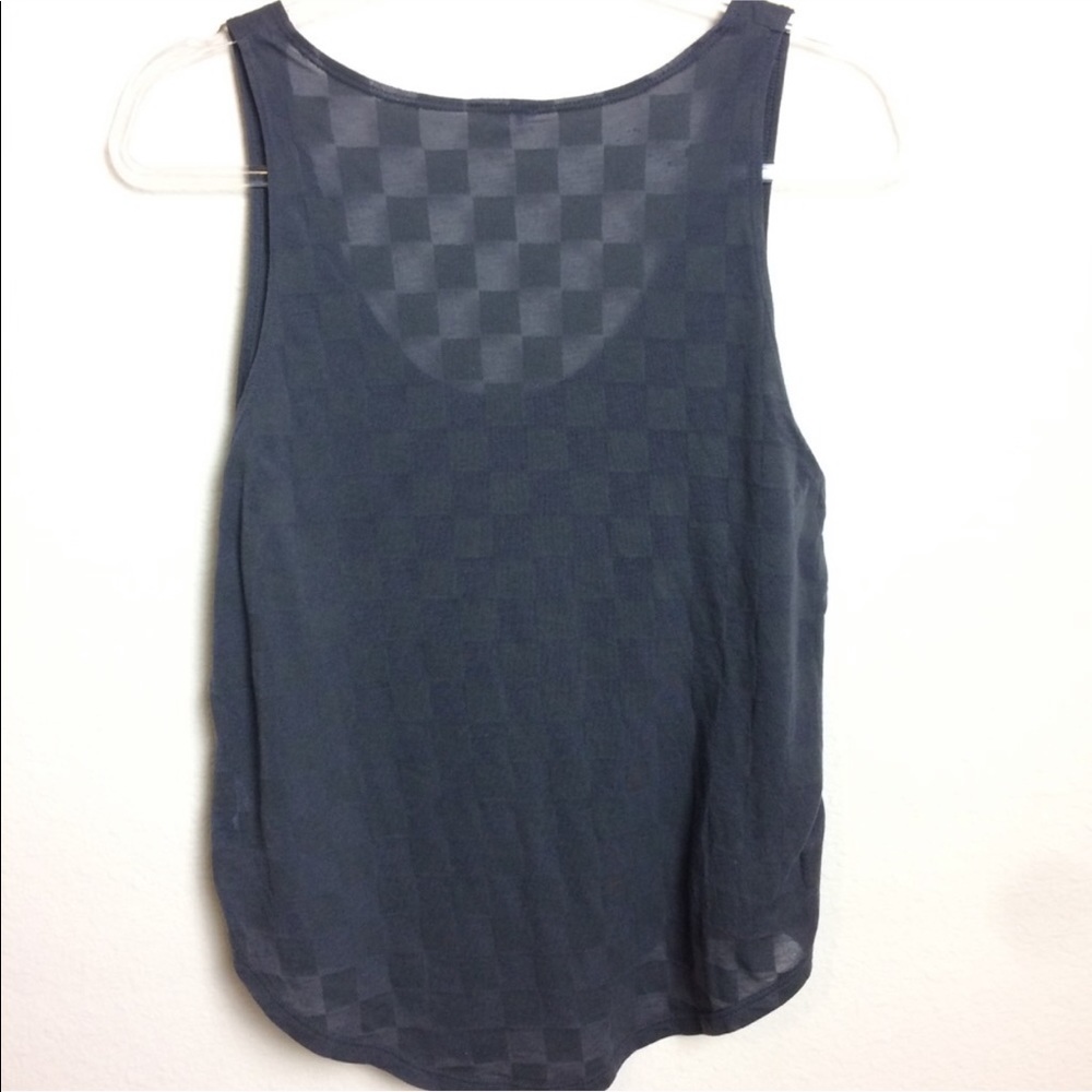 Vans Tank Top w/🐰 🏁 Bunnies & Checkers - Picture 2 of 3